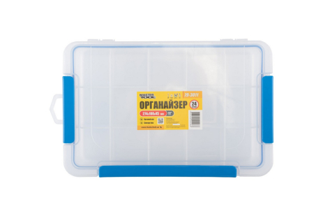 Органайзер герметичний 11'' 274х180х45 мм 15 секцій MASTERTOOL 79-3011 Органайзер герметичний 11'' 274х180х45 мм 15 секцій MASTERTOOL 79-3011