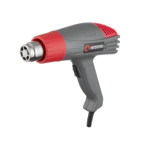 Фен технический, 2,0 кВт, 2 режима, 400-600 °C, 300-500 л/мин INTERTOOL DT-2416 Фен технический, 2,0 кВт, 2 режима, 400-600 °C, 300-500 л/мин INTERTOOL DT-2416