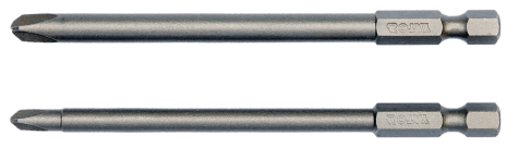 Набір викруткових насадок Tri-Wing 1/4" №2 та №4 100 мм 2 шт Yato YT-0497