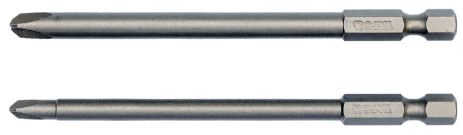 Набір викруткових насадок Tri-Wing 1/4" №2 та №4 100 мм 2 шт Yato YT-0497