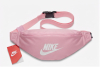 Бананка Nike 162406 поясная сумка розовая белое лого Бананка Nike 162406 поясная сумка розовая белое лого