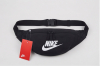 Бананка Nike 162406 поясная сумка черная белое лого Бананка Nike 162406 поясная сумка черная белое лого