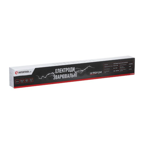 Электроды сварочные 6013, Ø 4 мм, 400 мм, уп. 2,5 кг, STORM INTERTOOL EW-2540