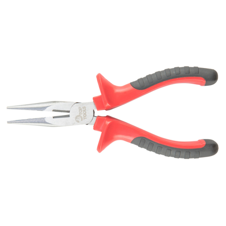 Плоскогубцы удлиненные прямые 160 мм, двухкомпонентная рукоятка Top Tools 32D113 Плоскогубцы удлиненные прямые 160 мм, двухкомпонентная рукоятка Top Tools 32D113