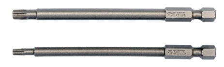 Набор отверточных насадок Torx Security 1/4" T15 и T27 100 мм 2 шт Yato YT-0491 Набор отверточных насадок Torx Security 1/4" T15 и T27 100 мм 2 шт Yato YT-0491