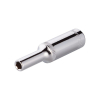 Головка шестигранная удлиненная 1/4", 4×50 мм, Cr-V, STORM INTERTOOL ET-0452