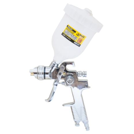 Фарборозпилювач HVLP Ø1.4мм 140-280л/хв 3бар в/б (пласт) хром SIGMA 6812051 Фарборозпилювач HVLP Ø1.4мм 140-280л/хв 3бар в/б (пласт) хром SIGMA 6812051