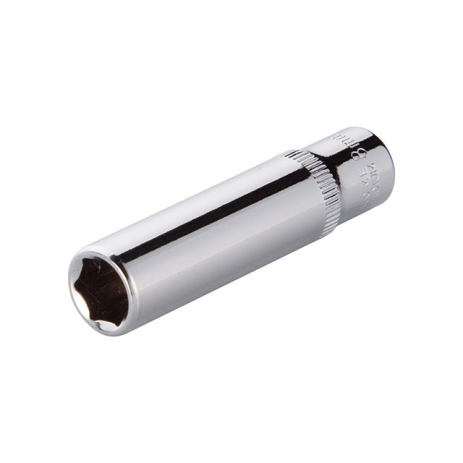 Головка шестигранная удлиненная 1/4", 8×50 мм, Cr-V, STORM INTERTOOL ET-0458