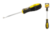 Отвёртка шлицевая SL6х100 мм ручка с TPR покрытием MASTERTOOL 48-5610