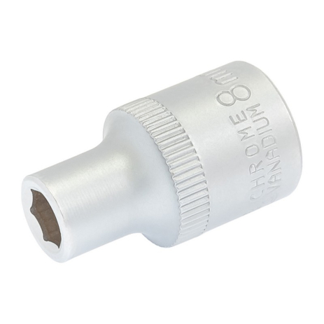 Головка торцева 6-гранна ½″ 8 мм L 40 мм CrV MASTERTOOL 78-0008 Головка торцева 6-гранна ½″ 8 мм L 40 мм CrV MASTERTOOL 78-0008