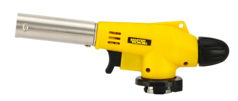 Горелка для газового баллона "Искра" пьезорозжиг Ø 20 мм/1300°С MASTERTOOL 44-5034