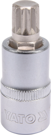 Головка торцева з викрутковою насадкою Spline 1/2" M12 55 мм Yato YT-04344