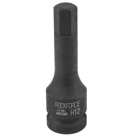 Головка-біта 6-гранна ударна 9мм, 1/2" ROCKFORCE RF-24407809MPB Головка-біта 6-гранна ударна 9мм, 1/2" ROCKFORCE RF-24407809MPB