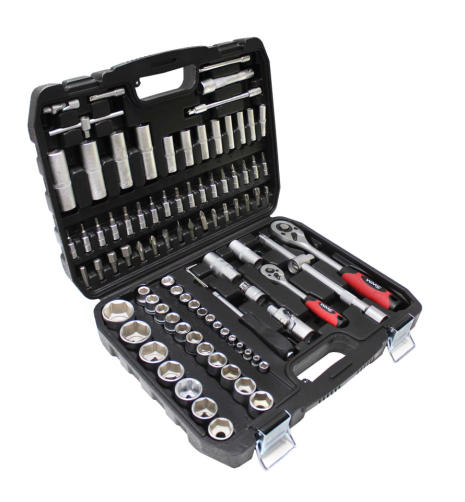 Набір інструментів 94пр, 1/4", 1/2" (6гр.) WMC TOOLS 4941-5 Набір інструментів 94пр, 1/4", 1/2" (6гр.) WMC TOOLS 4941-5