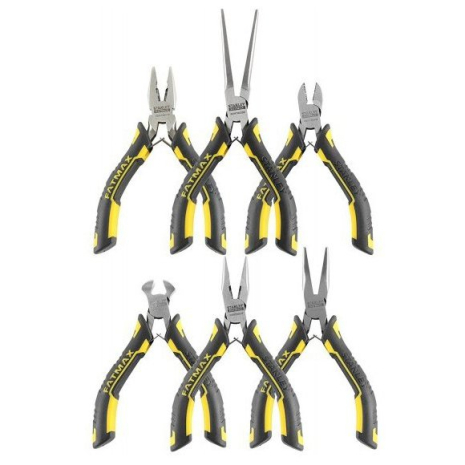 Плоскогубці, шипці, кусачки міні "FatMax", набір 6 шт. Stanley FMHT0-80541 Плоскогубці, шипці, кусачки міні "FatMax", набір 6 шт. Stanley FMHT0-80541
