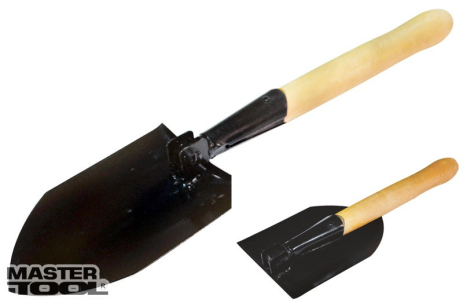 Лопата саперная складная с ручкой MASTERTOOL 14-6245