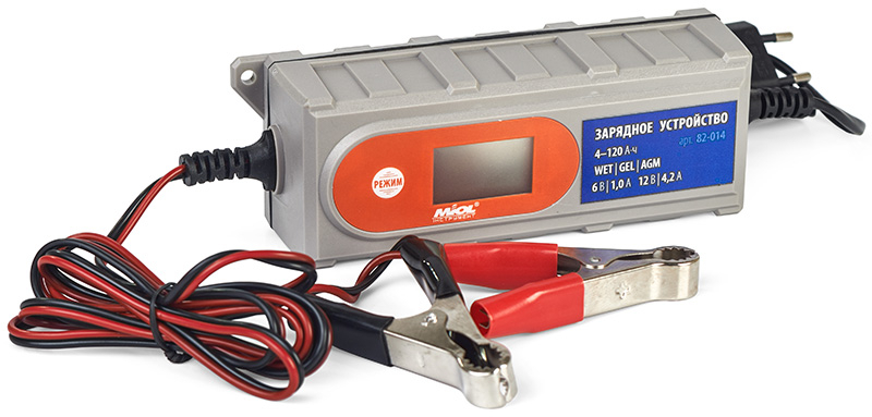 Зарядное устройство 1.0A/4.2A 6V/12V MIOL 82-014 Зарядное устройство 1.0A/4.2A 6V/12V MIOL 82-014