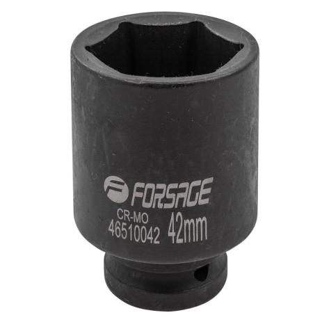 Головка ударна глибока 42мм 3/4" 6гр. FORSAGE F-46510042 Головка ударна глибока 42мм 3/4" 6гр. FORSAGE F-46510042