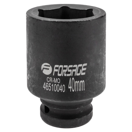 Головка ударна глибока 40мм (6гр.), 3/4" FORSAGE F-46510040