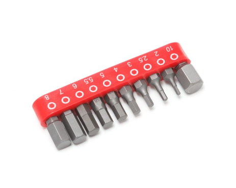 Набор бит 6-гранных 10 предметов 1/4" (H 2,2.5,3,4,5,5.5,6,7,8,10-25мм) Forsage ROCKFORCE F-21021 Набор бит 6-гранных 10 предметов 1/4" (H 2,2.5,3,4,5,5.5,6,7,8,10-25мм) Forsage ROCKFORCE F-21021