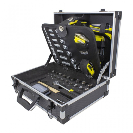 Набор инструментов 91пр. 1/4"3/8"(6гр)(4.5-19мм),в аллюм. чемодане WMC TOOLS WT-1091 Набор инструментов 91пр. 1/4"3/8"(6гр)(4.5-19мм),в аллюм. чемодане WMC TOOLS WT-1091