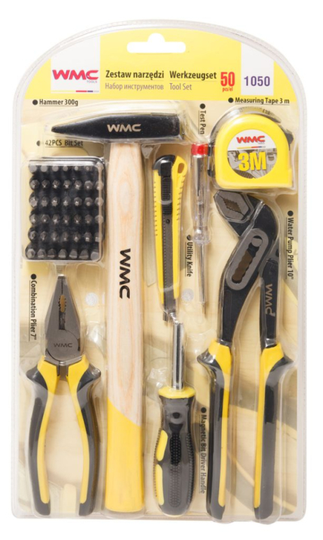 Набор шарнирно-губцевого инструмента 50пр. 1050 WMC TOOLS WT-1050 Набор шарнирно-губцевого инструмента 50пр. 1050 WMC TOOLS WT-1050