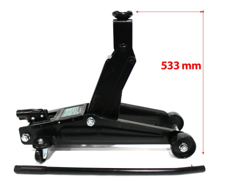 Домкрат підкатний гідравлічний 3 т (h min 192мм, h max 533мм) ROCKFORCE FORSAGE RF-TH23003