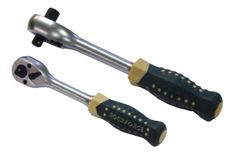 Трещотка реверсивная двухсторонняя с резиновой ручкой 1/2"-3/8" (L-250мм,72зуб.) ROCKFORCE RF-802421 Трещотка реверсивная двухсторонняя с резиновой ручкой 1/2"-3/8" (L-250мм,72зуб.) ROCKFORCE RF-802421