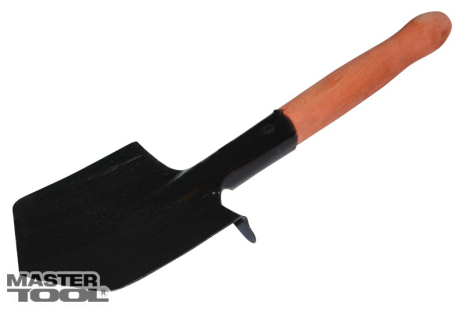 Лопата саперная обычная с ручкой MASTERTOOL 14-6244 Лопата саперная обычная с ручкой MASTERTOOL 14-6244
