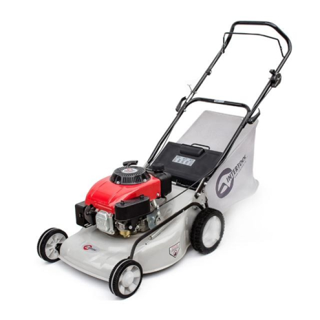 Газонокосилка бензиновая 4,5 HP; 3,4 кВт; ширина среза 460 мм INTERTOOL LM-4545 Газонокосилка бензиновая 4,5 HP; 3,4 кВт; ширина среза 460 мм INTERTOOL LM-4545