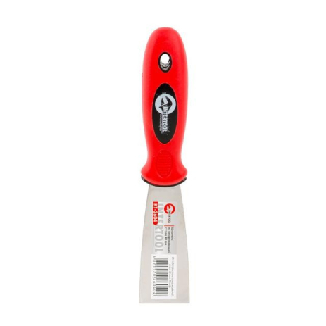 Шпатель из нержавеющей стали, 40 мм, двухкомпонентная ручка INTERTOOL KT-2604