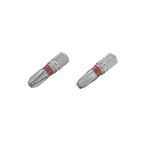 Комплект викруткових насадок, PH3, 1/4"×25 мм, S2, 2 од., STORM INTERTOOL VT-0219