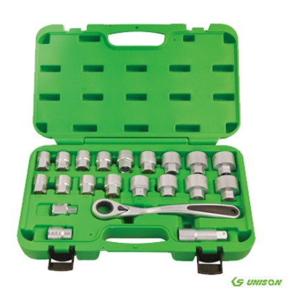 Набор головок 1/2" 21 ед. 12-ти гранные, UNISON KING TONY 4121CRUS Набор головок 1/2" 21 ед. 12-ти гранные, UNISON KING TONY 4121CRUS