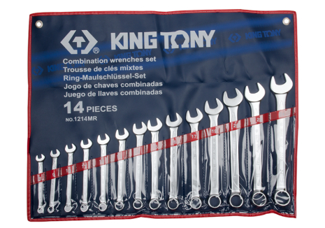 Набор гаечных ключей комби 14 шт. (10-32 мм) KING TONY 1214MR Набор гаечных ключей комби 14 шт. (10-32 мм) KING TONY 1214MR