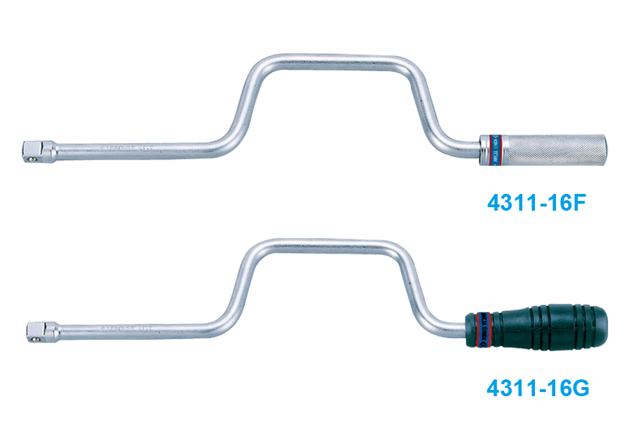 Вороток 1/2" коловорот 410 мм KING TONY 4311-16F Вороток 1/2" коловорот 410 мм KING TONY 4311-16F