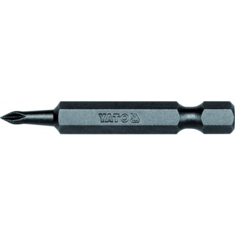 Насадка крестовая отверточная 1/4", l= 50 мм, PH0, [50/10/20] (DW) Yato YT-7846