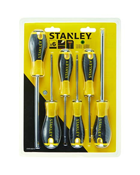 Набір викруток "Essential" 6 шт. Stanley STHT0-60214 Набір викруток "Essential" 6 шт. Stanley STHT0-60214