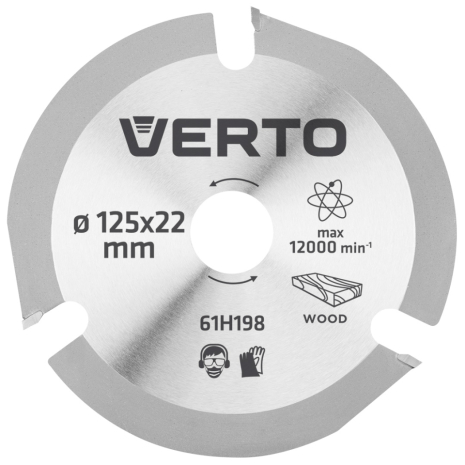 Диск відрізний Verto 61H198 Диск відрізний Verto 61H198