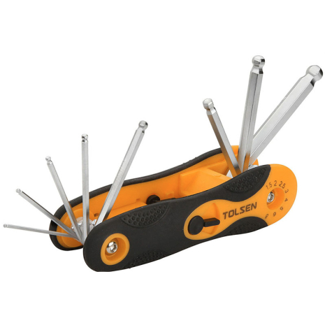 Комплект ключів Torx 8 розмірів T9-40 Tolsen 20059 Комплект ключів Torx 8 розмірів T9-40 Tolsen 20059