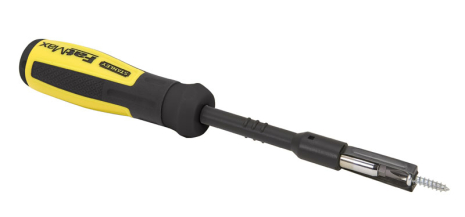 Викрутка "FatMax® Clip-N-Grip™" у комплекті з 6-ма вставками STANLEY 9-69-188 Викрутка "FatMax® Clip-N-Grip™" у комплекті з 6-ма вставками STANLEY 9-69-188