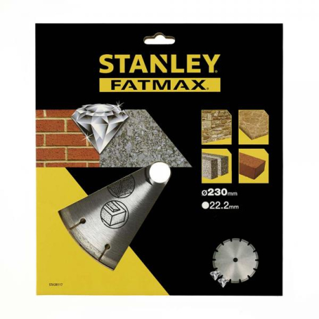 Диск відрізний по бетону (каменю) 125×1,6х22 мм, тип Flat (упак. 1/25) STANLEY STA32617 Диск відрізний по бетону (каменю) 125×1,6х22 мм, тип Flat (упак. 1/25) STANLEY STA32617