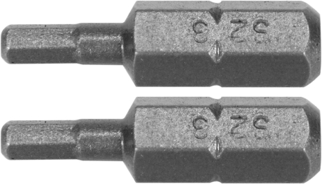 Насадка викрутна : "HEX" H4 x 25 мм, HEX 1/4", AISI S2, 2 шт Yato YT-77921 Насадка викрутна : "HEX" H4 x 25 мм, HEX 1/4", AISI S2, 2 шт Yato YT-77921