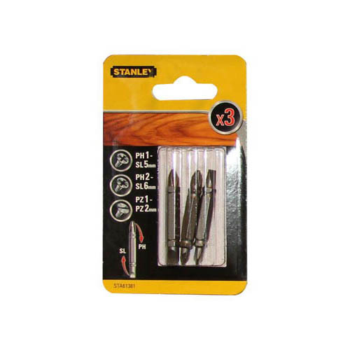 Биты двусторонние Ph1-SL5 STANLEY STA61381 Биты двусторонние Ph1-SL5 STANLEY STA61381