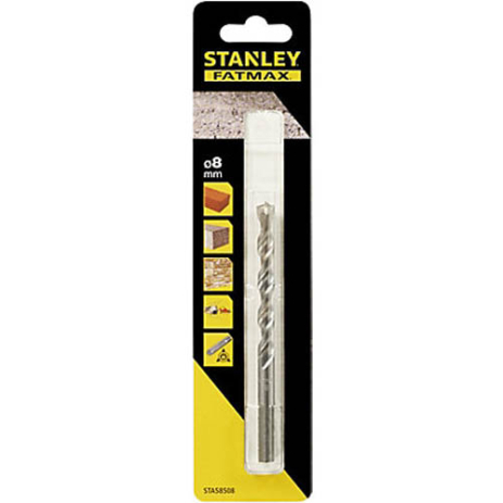 Свердло з цегли каменю 8 мм STANLEY STA58508 Свердло з цегли каменю 8 мм STANLEY STA58508