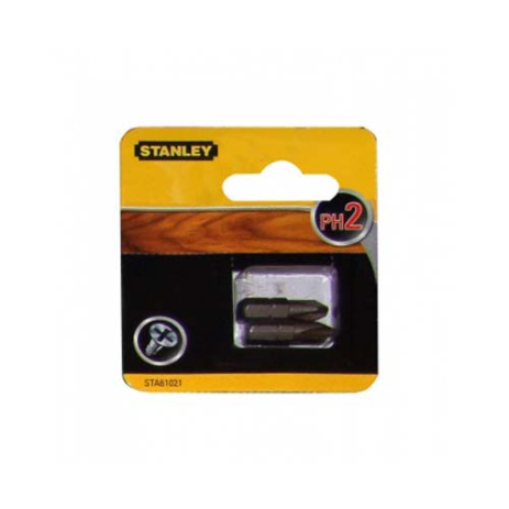 Біти Ph2 25 мм STANLEY STA61021 Біти Ph2 25 мм STANLEY STA61021