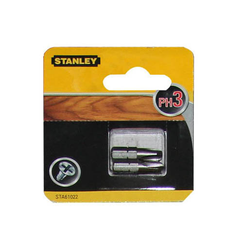 Биты Ph3 25 мм STANLEY STA61022 Биты Ph3 25 мм STANLEY STA61022