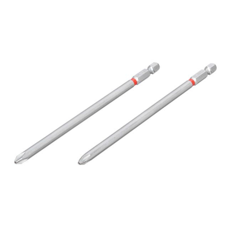 Комплект викруткових насадок PH2 1/4" * 150 мм, S2, уп. 2 од., STORM INTERTOOL VT-0225 Комплект викруткових насадок PH2 1/4" * 150 мм, S2, уп. 2 од., STORM INTERTOOL VT-0225