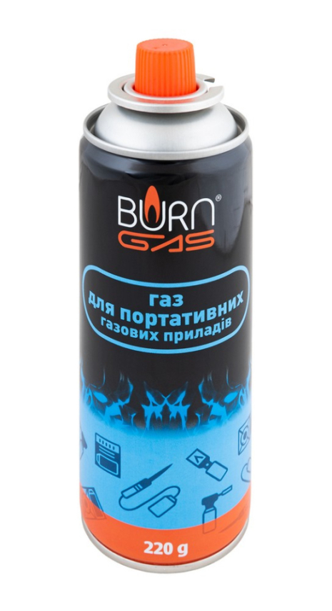Газ бутан BURN GAS 220 г MASTERTOOL 44-5001 Газ бутан BURN GAS 220 г MASTERTOOL 44-5001