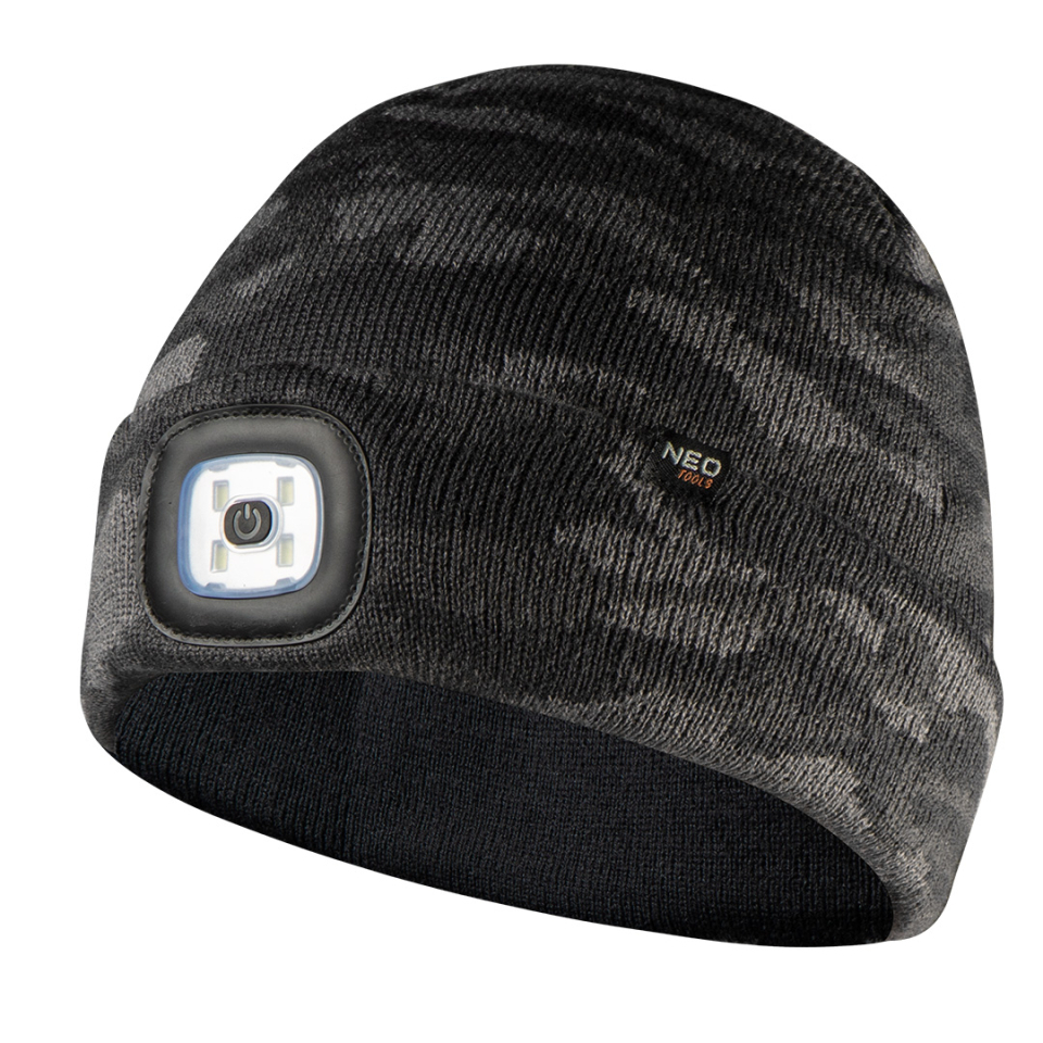 Шапка с фонариком, двухслойная, CAMO URBAN NEO 81-632 Шапка с фонариком, двухслойная, CAMO URBAN NEO 81-632