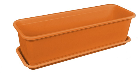 Ящик балконный с поддоном 16х49х13 см коричневый MASTERTOOL 92-8050 Ящик балконный с поддоном 16х49х13 см коричневый MASTERTOOL 92-8050